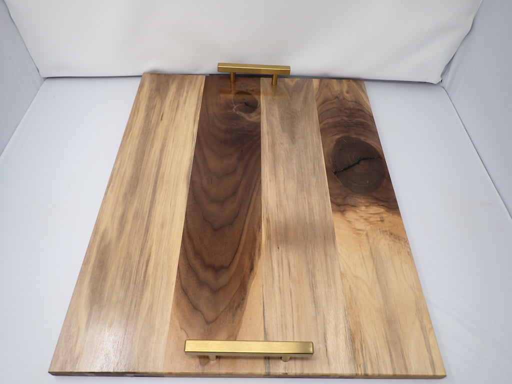 Rustic Sap Stained Walnut Charcuterie Board
