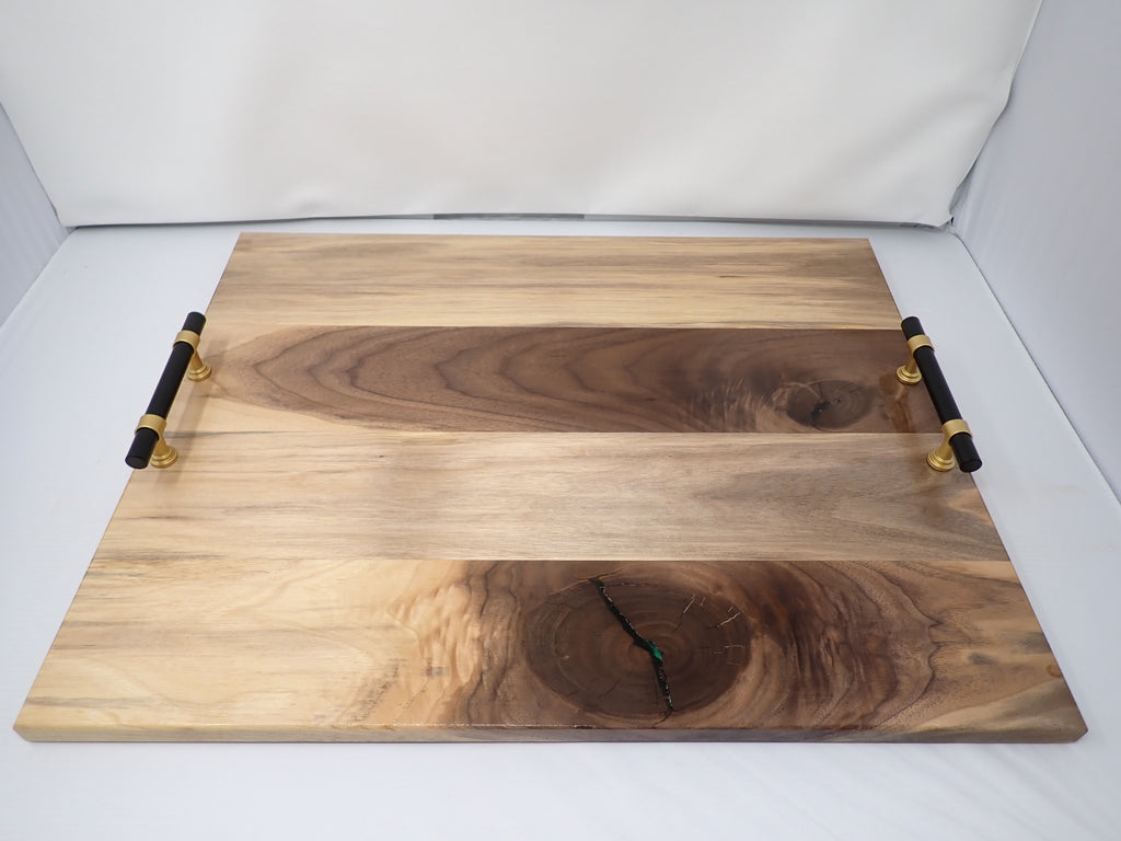 Rustic Sap Stained Walnut Charcuterie Board