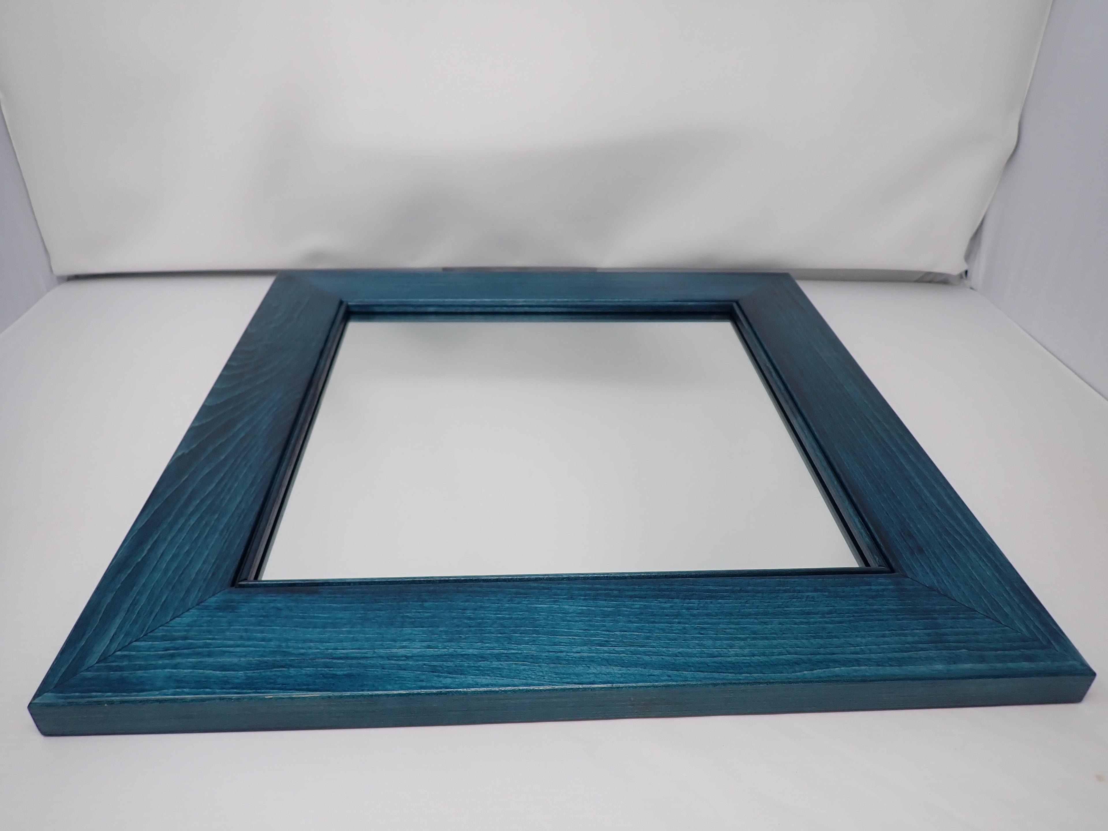 Mirror with Beaded Maple Frame