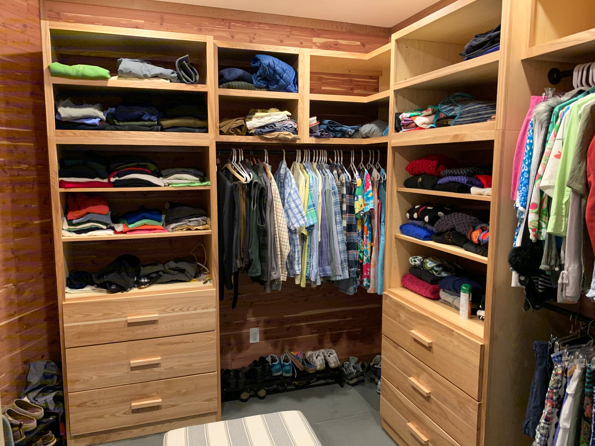 Ash walk in closet