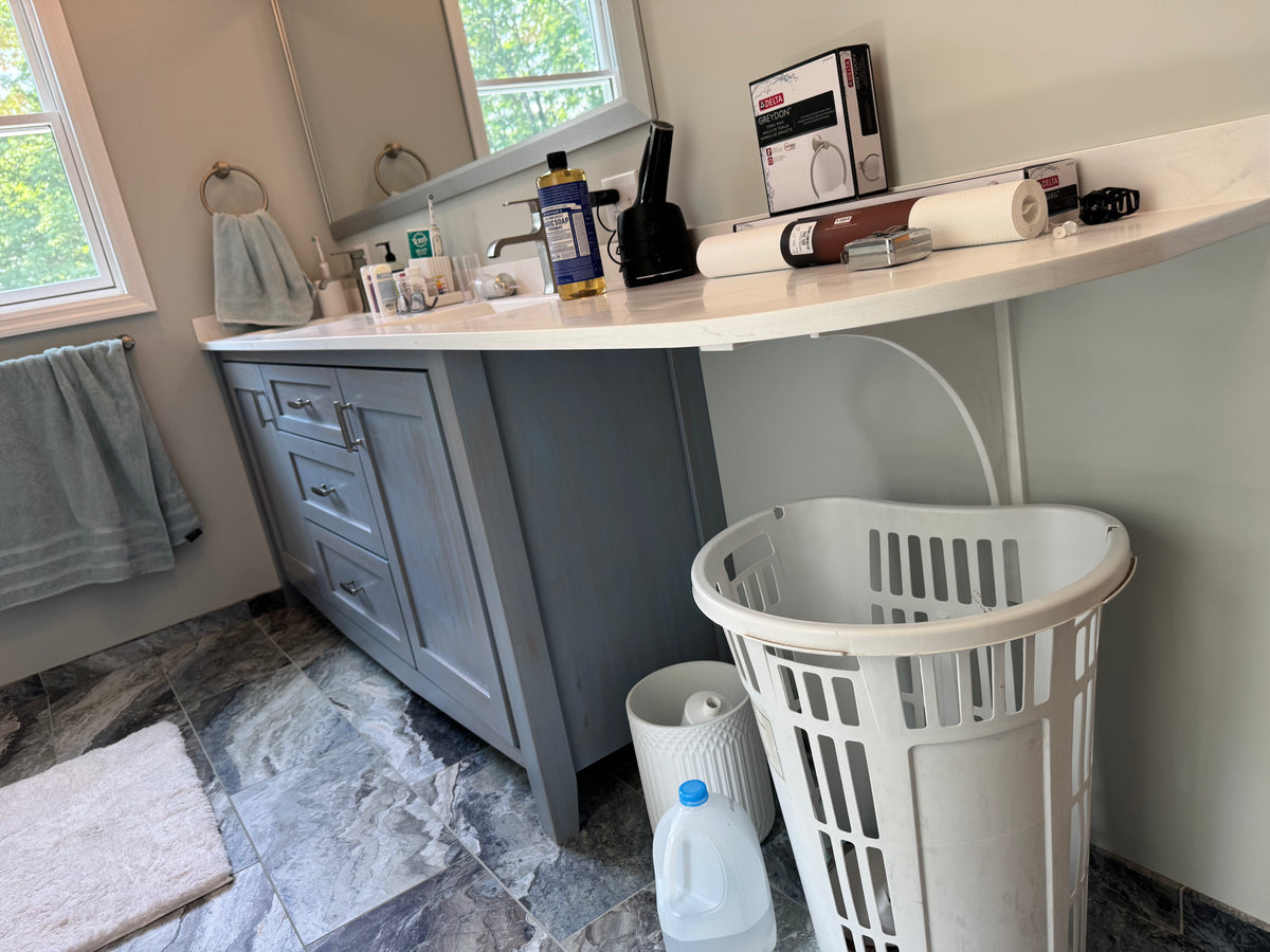 Modern Cherry Vanity 